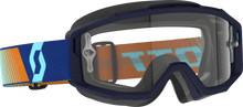 Load image into Gallery viewer, Split Otg Goggle Royal Blue Orange Clear Works