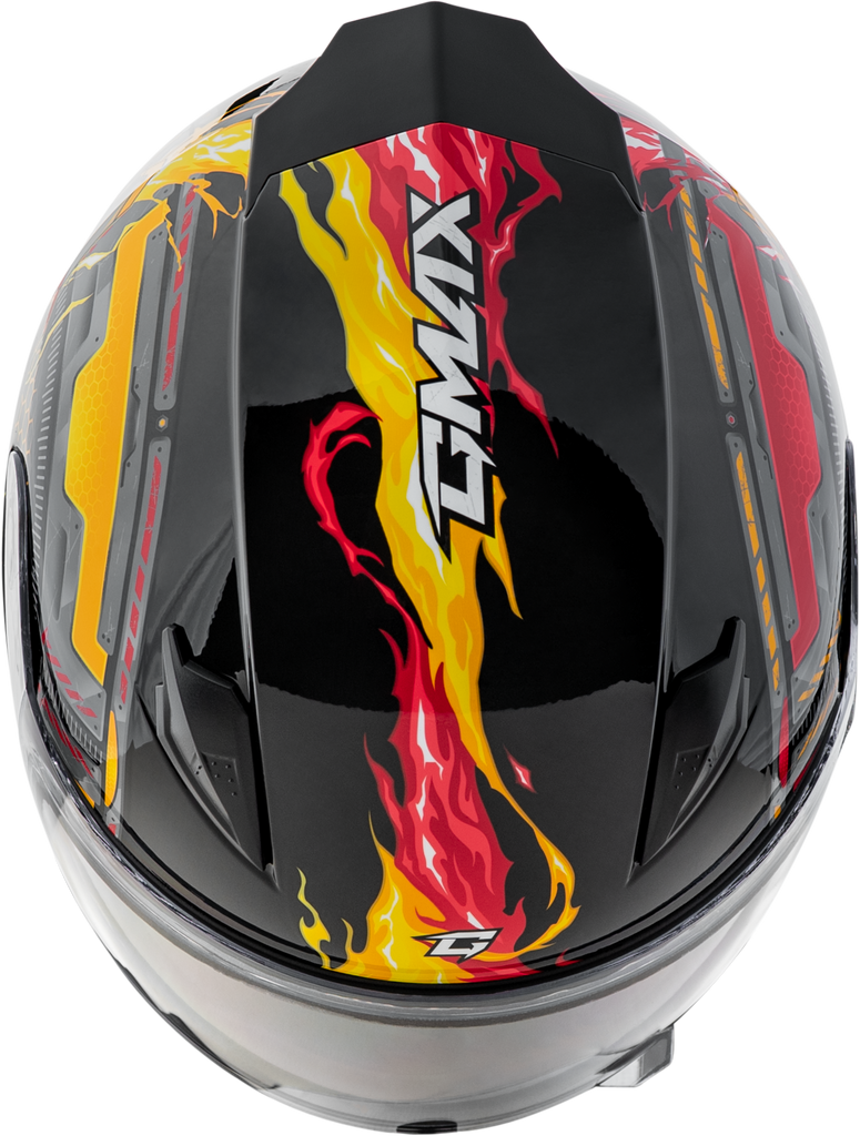 Gm 49y Charge Snow Helmet Black/Red/Yellow Ym