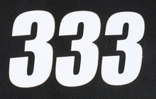 Load image into Gallery viewer, Number 3 White 4" 3/Pk