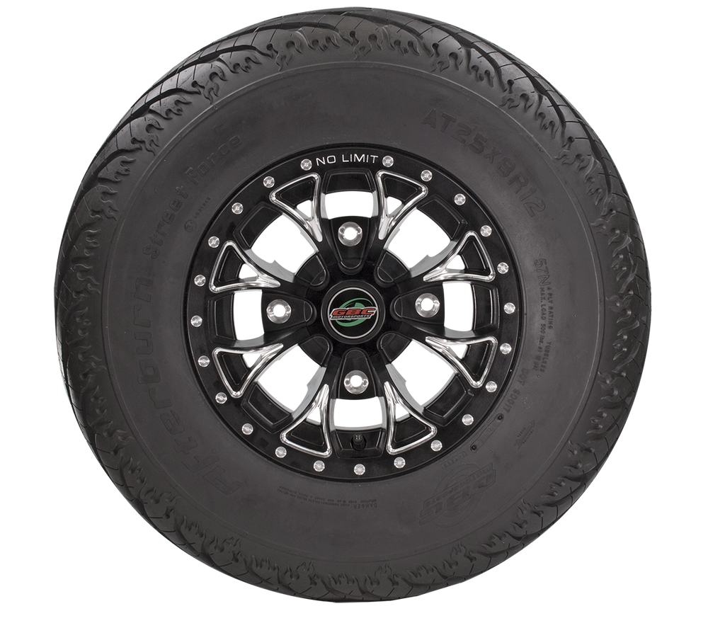 Tire Afterburn Sf Rear 25x10r12 Radial Lr500lbs