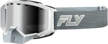 Load image into Gallery viewer, Zone Elite Sn Goggle Grey/Whte W/Blk Mirror Plrzd Smoke Lens