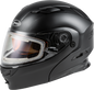 Md 01s Modular Snow Helmet W/Electric Shield Matte Blk Md
