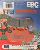 EBC Motorcycle Brakes Brake Pads Fa69/2v Semi-Sintered V Series 15-69/2V
