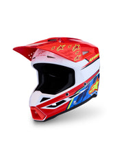 Load image into Gallery viewer, S M3 Falcon Helmet Ece06/Dot Red Fl/Wht/Blue/Yl Flgl Xl