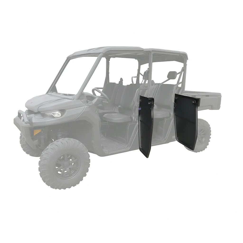 Alloy Lower Rear Half Door Pair Can