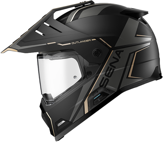 Outlander  Smart Ds Helmet Matte Black Md