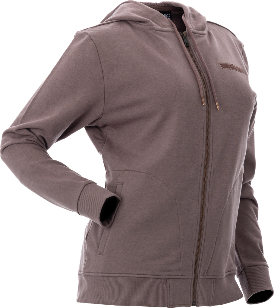 Neve Zip Up Hoodie Smoky Mauve 2x