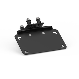 RIZOMA Flat Out Fender Eliminator kit for Kawasaki motorcycle, showcasing sleek black body with streamlined design.