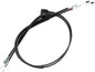 Black Vinyl Throttle Push Pull Cable Set