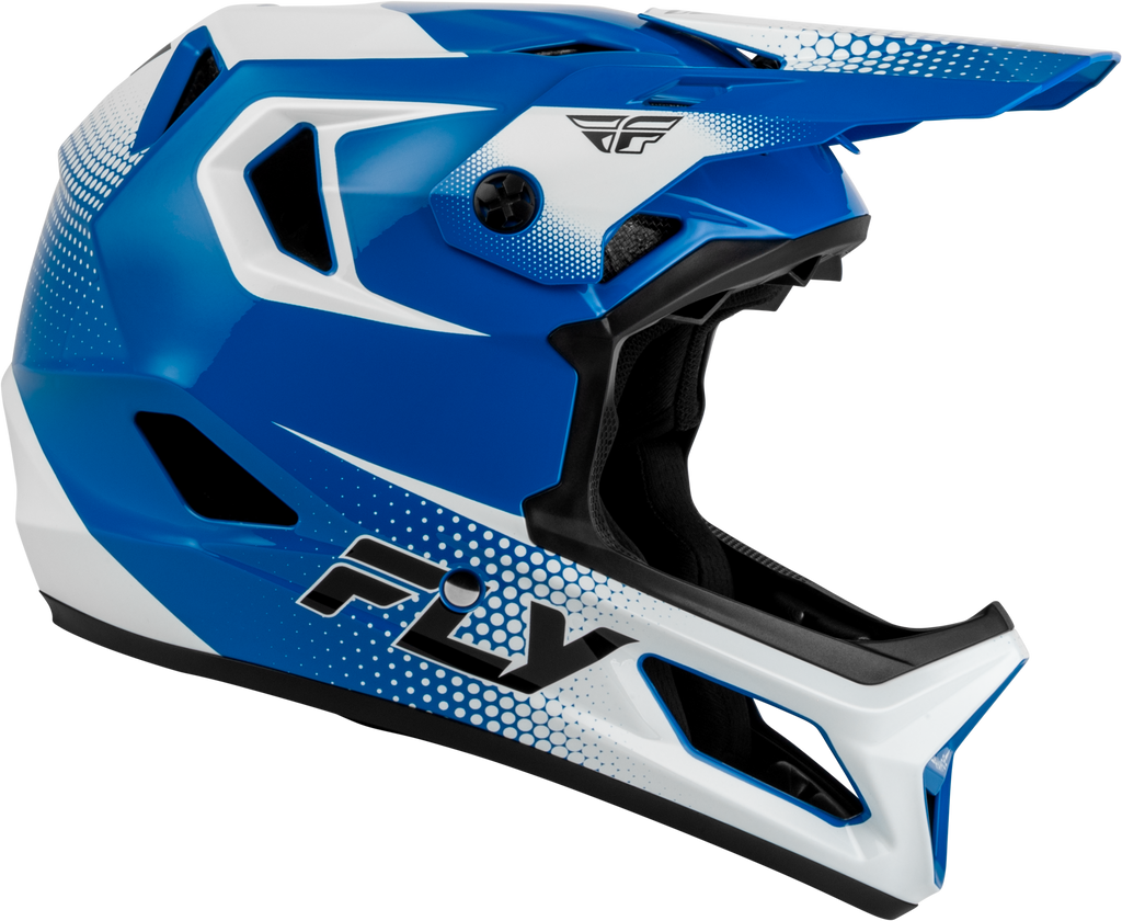Rayce Sonar Bicycle Helmet Blue/White/Black Xl