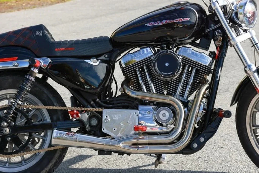 FAB28 INDUSTRIES STAINLESS 2:1 EXHAUST HARLEY DAVIDSON SPORTSTER 04-25 - The Speed Shop Canada