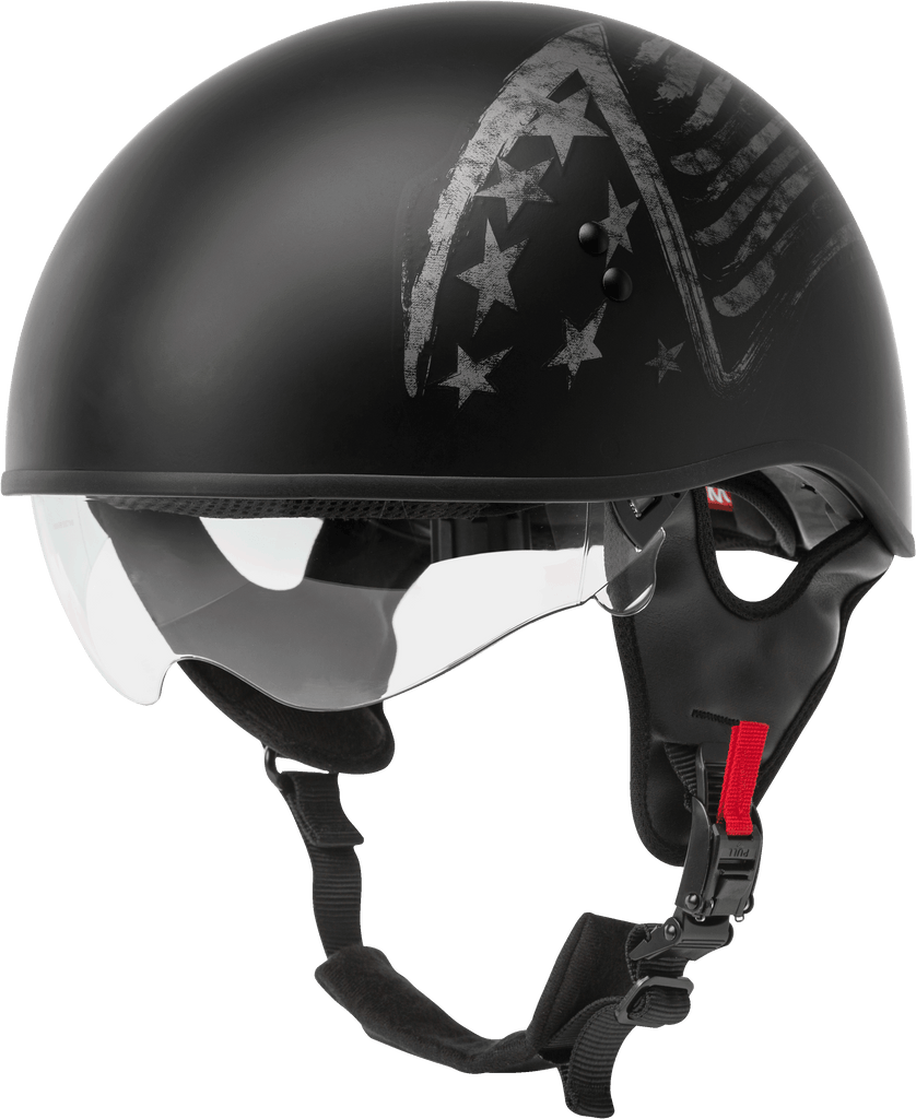 Hh 65 Half Helmet Bravery Matte Black/Grey 2x