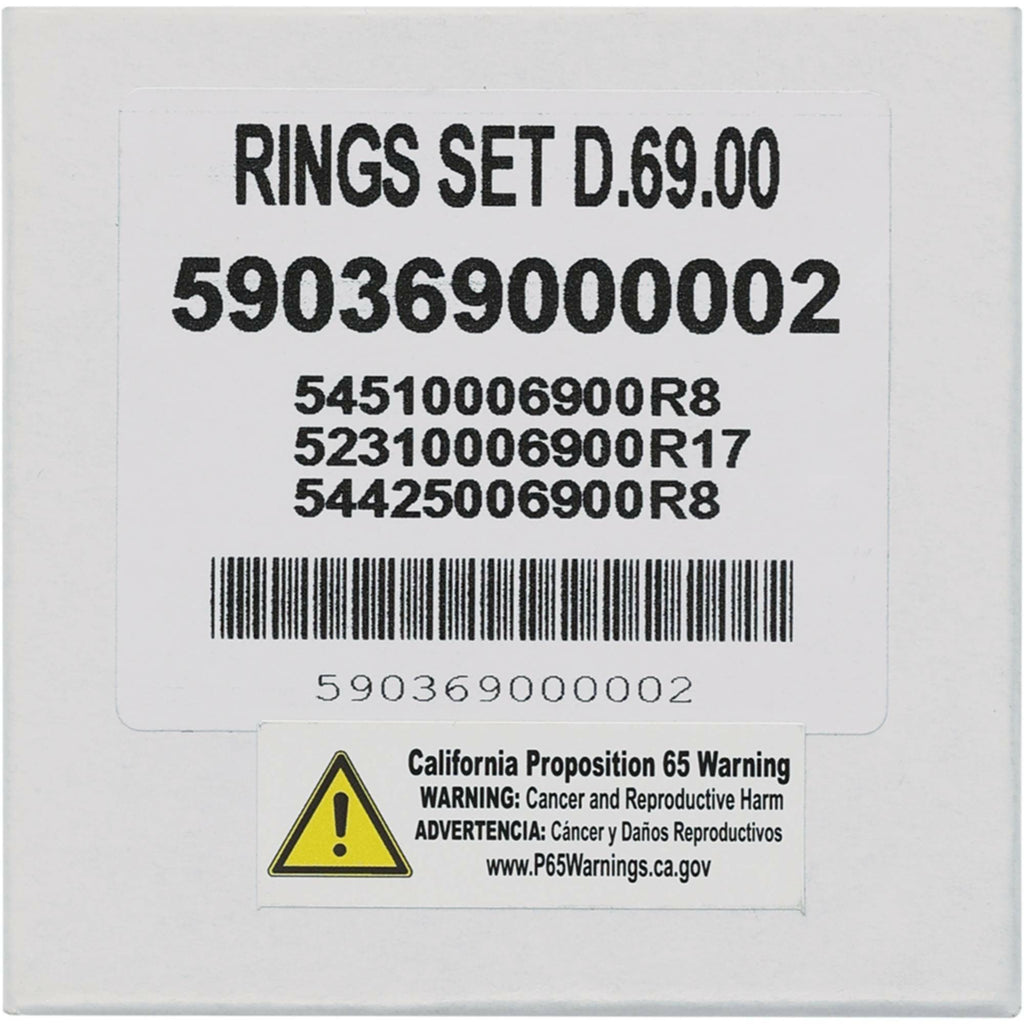 Piston Rings 68.96mm Hon For Vertex Pistons Only