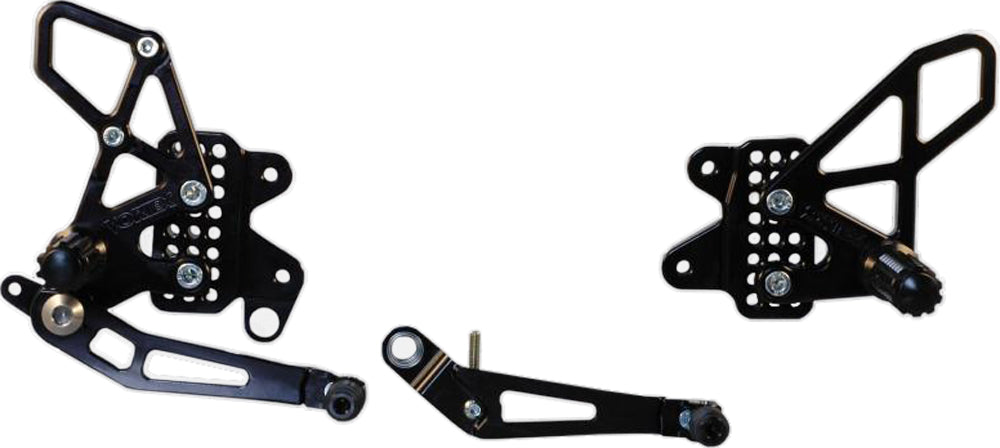 Rear Set Complete Blk Suz