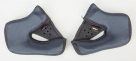 GMAX Cheek Pads 15mm XL size helmet accessories for GMAX helmets, shown in black with foam padding.