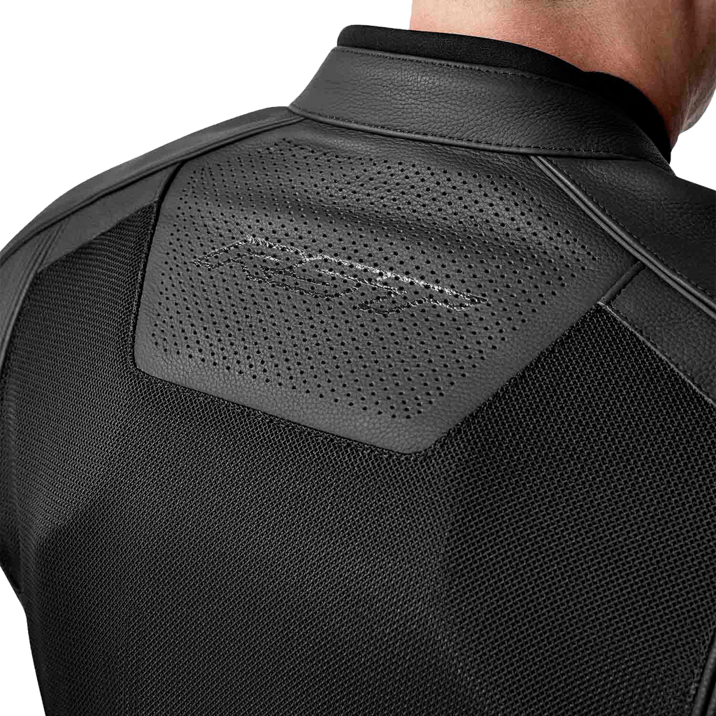 S1 D3o Mesh Leather Jacket Black 5x