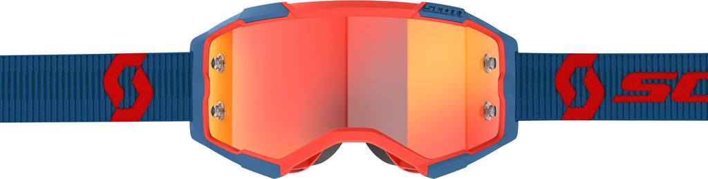 Fury Goggle Drk Blu/Neon Rd Org Chrm Wrks