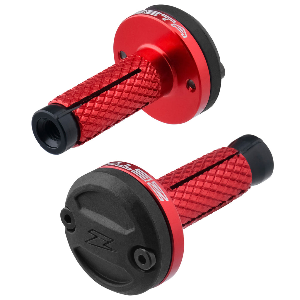 ZETA ZE48-9002 Hybrid Bar End Plug Red by ZETA