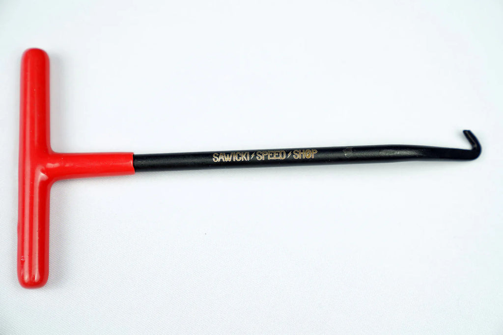 Pipe Spring Puller Sawicki Speed Logo  Red Handle