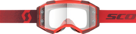 Fury Goggle Red Clear Works