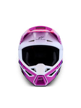 Load image into Gallery viewer, S M3 Falcon Helmet Ece06/Dot Prpl/Wht/Blk/Pink Fl Gl Sm