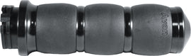 AVON Velvet Air Grips TBW black grips with soft velvet texture for comfortable hold and enhanced bike control.