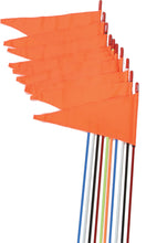 Load image into Gallery viewer, Safety Flags Spring Mount Blue 7' 10/Pk