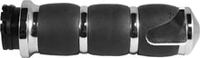 Load image into Gallery viewer, Velvet Air Grips Tbw Throttle Boss Chrome