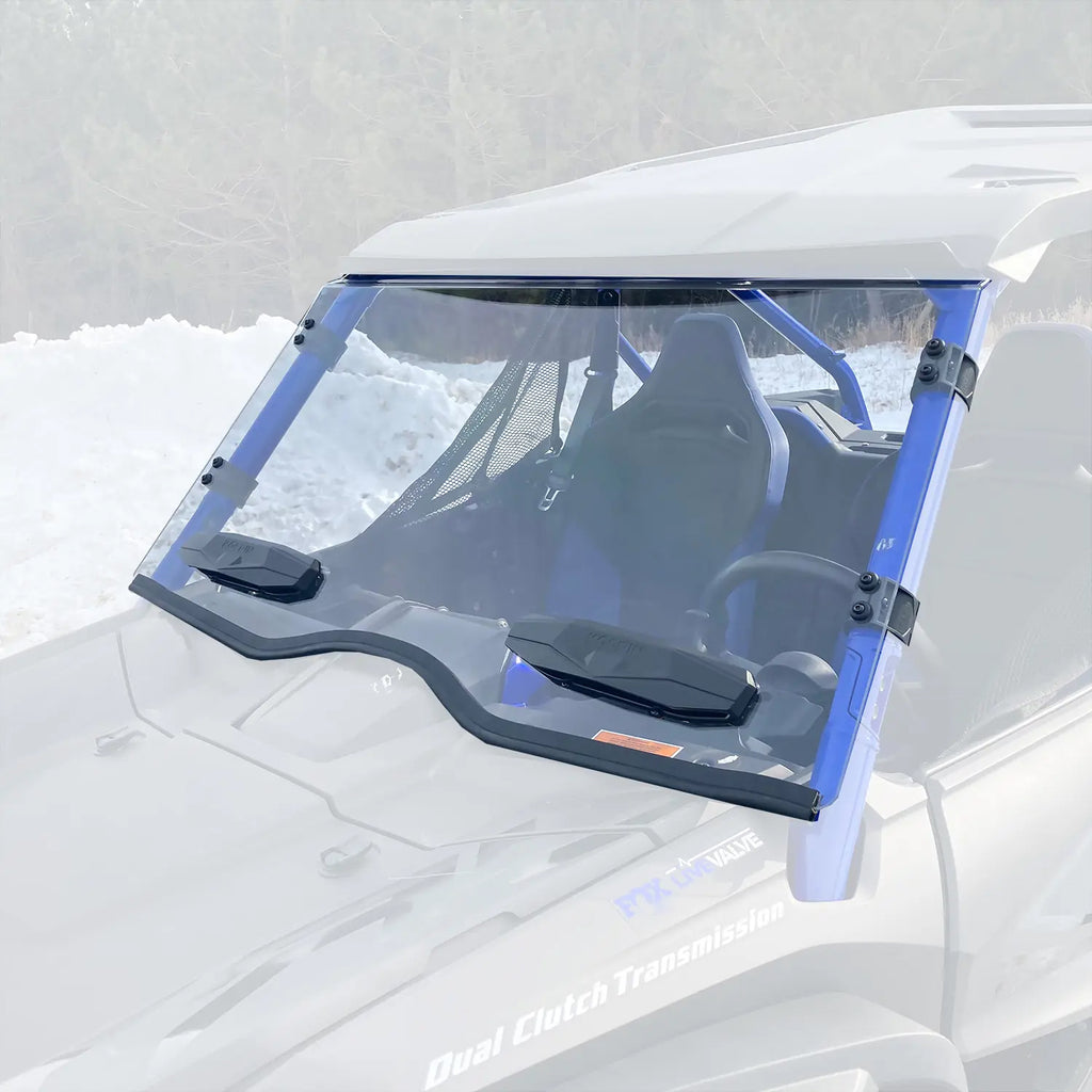 Poly Front Windshield Full Fixed Vented Hon