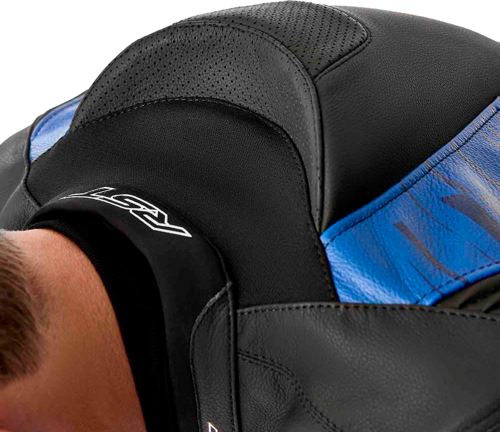 Tractech Evo D3o Jacket Blk/Blue Leather 3x
