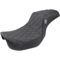 SADDLEMEN SDC PRO SERIES BLACK GRIPPER SEAT HARLEY DAVIDSON DYNA 06-17 - The Speed Shop Canada