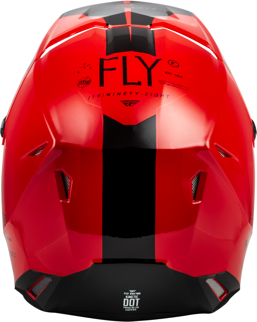 Kinetic Lite Rival Helmet Gloss Red/Black Md