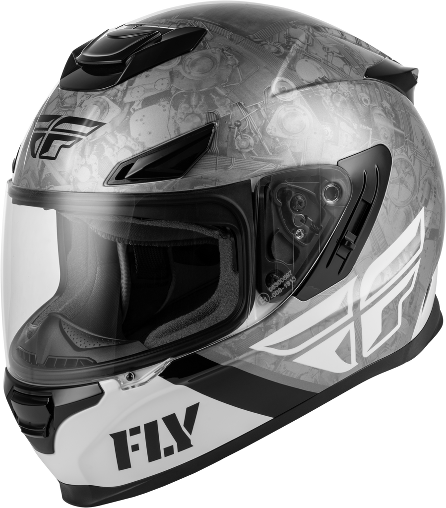 Sentinel Mech Helmet Black/White/Grey 2x