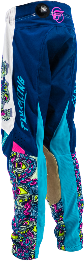 Yth Kinetic Mutant Mesh Pants White/Blue/Multi Sz 26