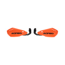 Load image into Gallery viewer, ACERBIS Firstmoto MX handguards in black mounted on motorcycle handlebars, providing protection for motocross riding.