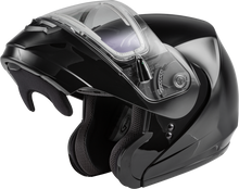 Load image into Gallery viewer, Md 04s Modular Snow Helmet W/Electric Shield Black Lg