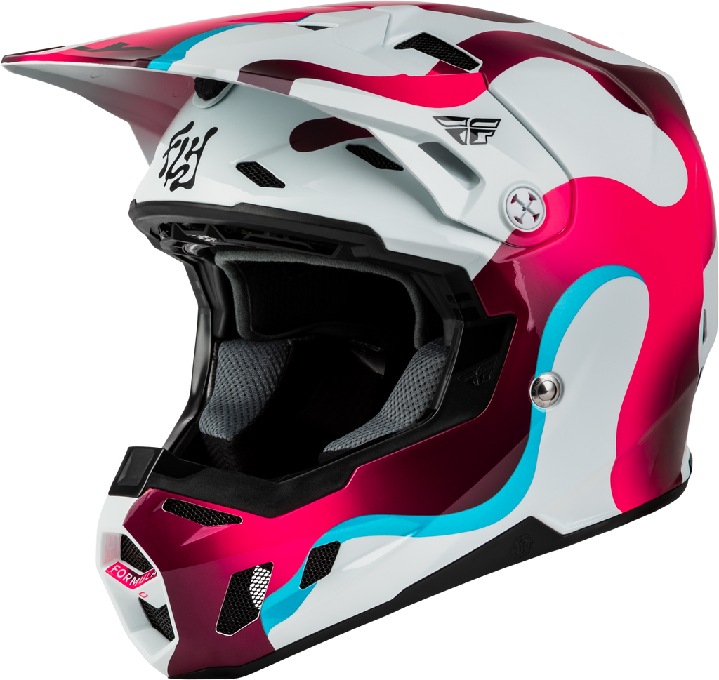 Formula Cc Vibe Helmet White/Pink/Blue Sm