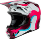 Youth Formula Cc Vibe Helmet White/Pink/Blue Yl