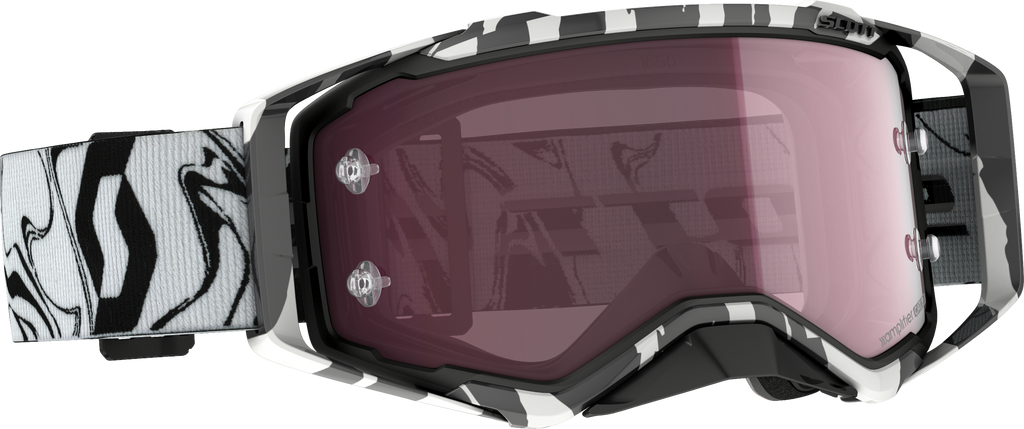 Prospect Goggle Mrbl Black/White W/Rose Amp Works