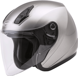 Of 17 Open Face Helmet Titanium Lg