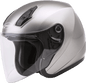 Of 17 Open Face Helmet Titanium Lg
