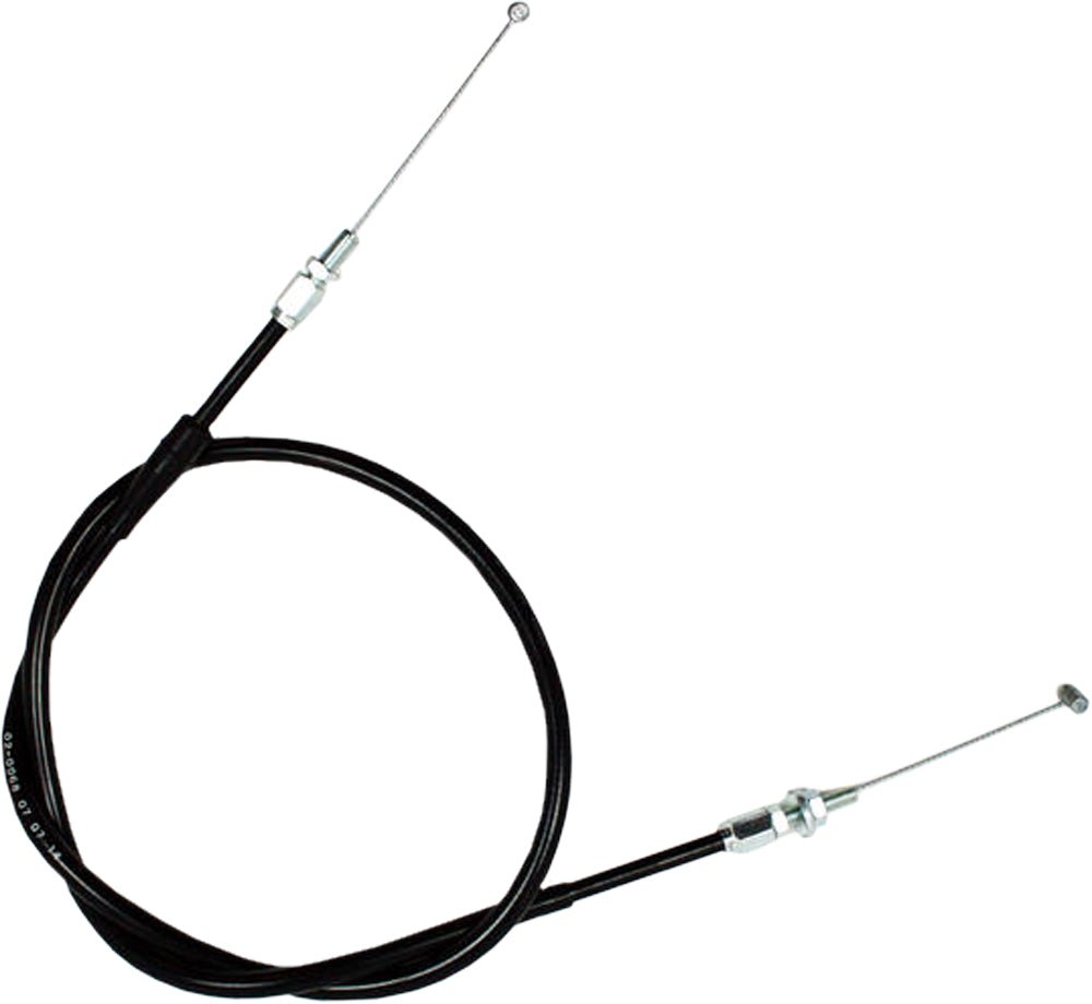 Black Vinyl Throttle Pull Cable