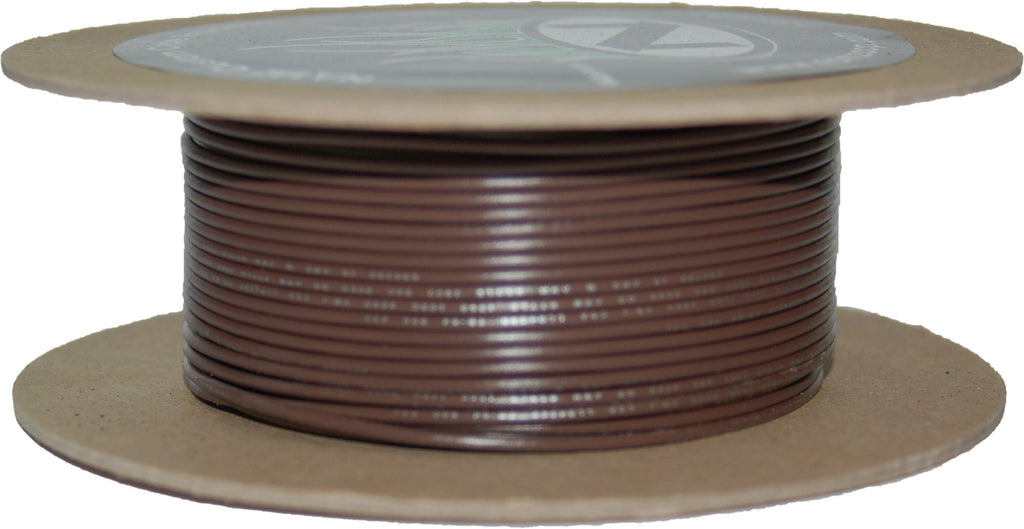 100' Spool 20 Gauge Wire (Brown)