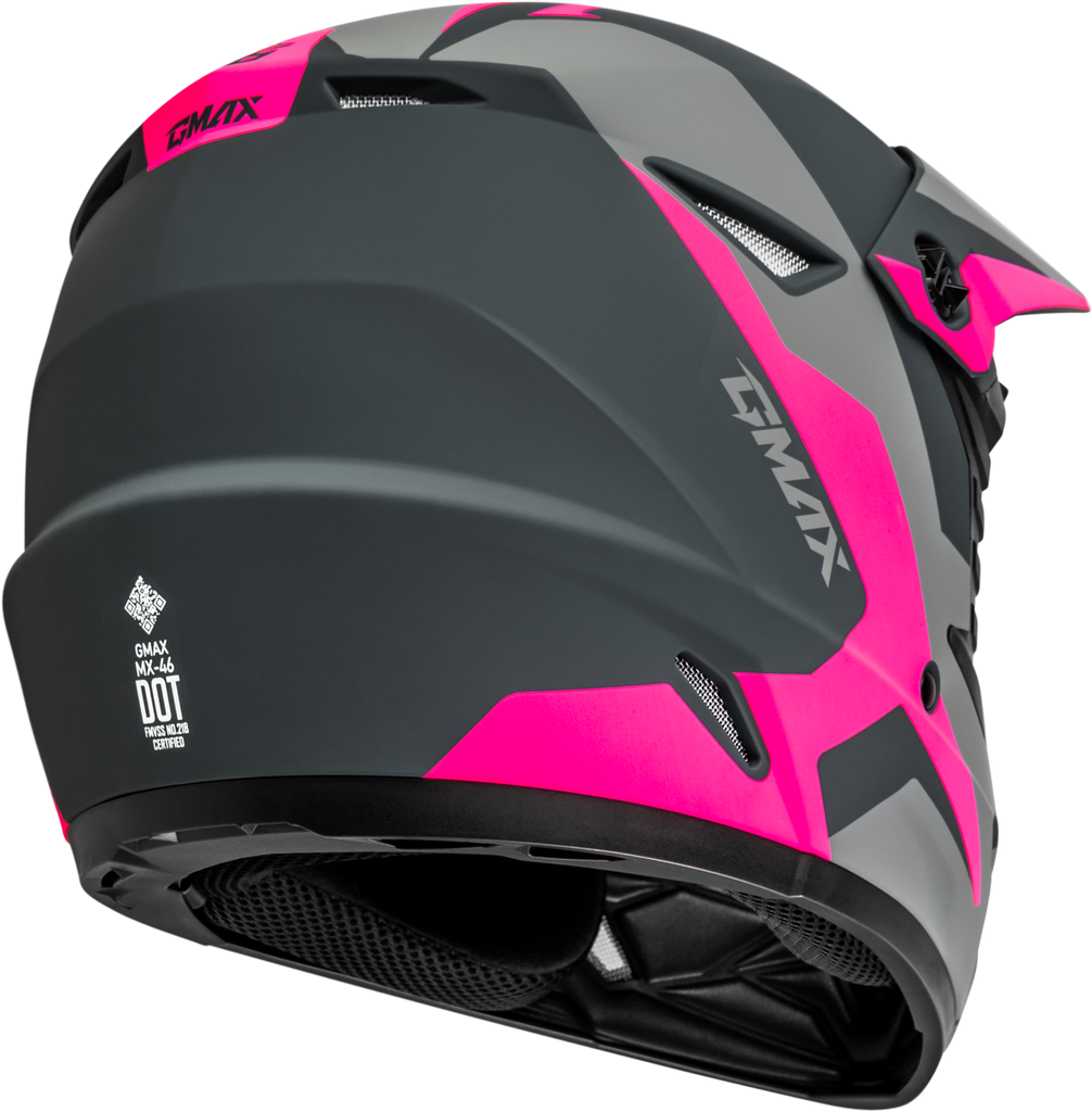 Youth Mx 46y Cyclus Helmet Matte Grey/Pink Ym