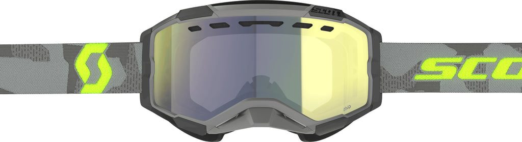 Fury Snowcross Goggle Lt Gry/Nen Ylw Enhcr Ylw Chrm