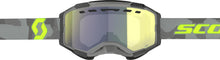 Load image into Gallery viewer, Fury Snowcross Goggle Lt Gry/Nen Ylw Enhcr Ylw Chrm
