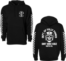 Load image into Gallery viewer, Fully Pinned Youth Hoodie Black Yl