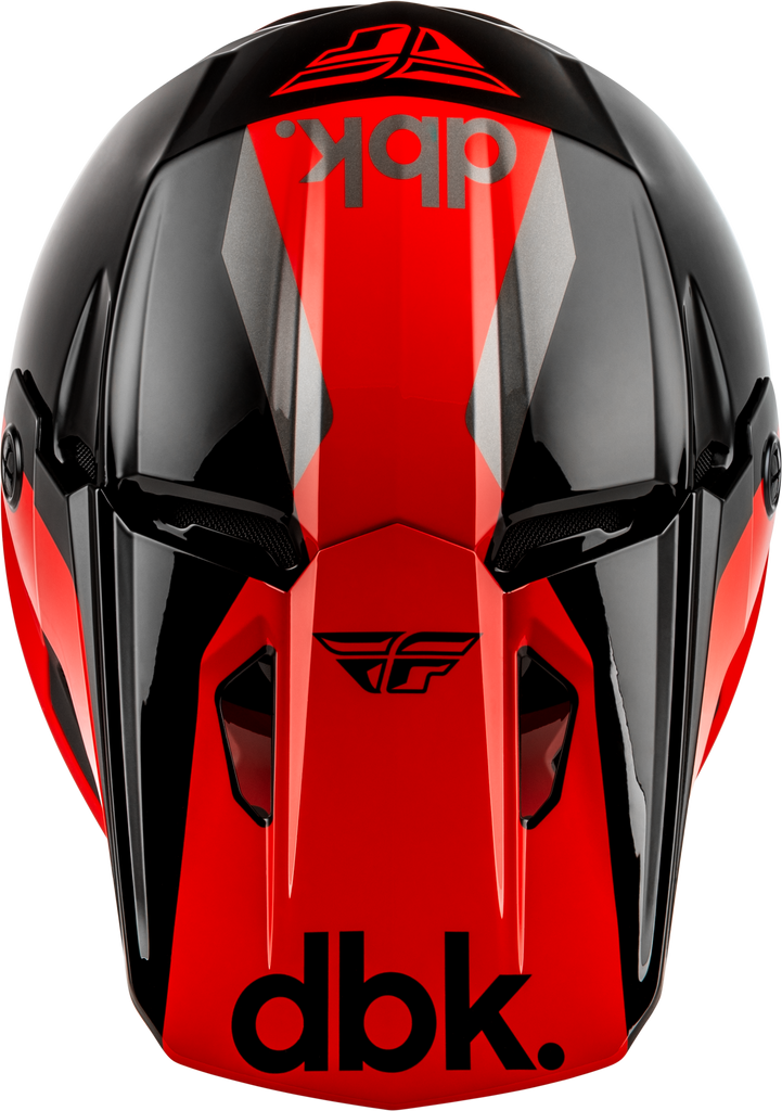 Kinetic Dbk Helmet Black/Red/Grey Sm