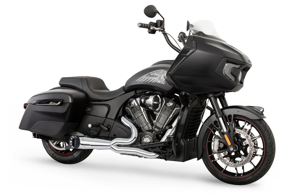2 1 Turnout Straight Chrome W/Blk Tip `20 Up Challenger