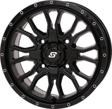 Load image into Gallery viewer, Fusion Dd Wheel  15x7 5+2 4/137 &amp; 4/156 Gloss Black